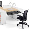 WANGFENG Height Adjustable Keyboard Tray, Computer Armrest Pad Keyboard Drawer Sturdy C Clamp Mount System no Screw Into Desk Perfect for Home or