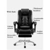 SDFGH Office Chair Multifunction Office Computer Chair Swivel Reclining Boss Chair Household Study Room