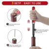 2-in-1 Air Pressure Wine Opener with Foil Cutter Wine Bottle Opener Easy-Open Air Pump Wine Opener Portable Travel Wine Corkscrew Handheld Wine C