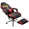 XIAOJUN Adjustable Backrest with Backrest Foot Pad Aluminum Alloy Office Chair Internet Lazy Lounge Chairs Game Computer Chair