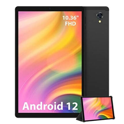 TOSCiDO Tablet 10.4 Inch Android 12 Octa Core 2.0Ghz, 5G WiFi,BT 5.0,4G LTE/SIM,6GB RAM+128GB ROM,Expandable 1TB SD,FHD+ IPS Screen,13MP+8MP, 800