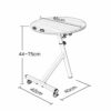WALNUT Computer Writing Desk Laptop Study Table Office Desk Simple Home Removable Lazy Lift Bedside Table Adjust Lift Desk,for Office, Bedroom, S