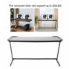Wakects Gaming Table Desk, Gaming Table for Computer, Ergonomic Gaming Table with RGB LED, for Home Office 150 x 60 x 77 cm