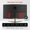 Z-Edge 27 Inch Curved Gaming Monitor 165Hz(DP) 144Hz(HDMI) 1ms MPRT 2K 2560x1440 16:9 Curved Screen, Ultra-Thin Bezel, FreeSync, HDMI 2.0 & Displ