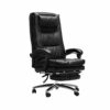 n/a Executive Office Comfort Core Cushions, Ergonomic High Back Chair, Bonded Leather, Black