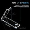 Transparent Pen Holder Display Stand 2 Pieces Acrylic Makeup Brush Rack Organizer Clear Pen Stand Office Pen Display Stand Makeup Brush Drying Ra