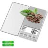 Weightman Espresso Scale with Timer 1000g x 0.1g Small & Thin Travel Coffee Scale, Mini Digital Scale Grams and Ounces with Large Backlit LCD Sta