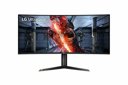 LG 38GN95B-B 37.5” Nano IPS 1ms QHD (3840x1600) Curved Ultragear Gaming Monitor with 144Hz (175Hz Overclock) Refresh Rate, DisplayHDR 600, NVIDIA