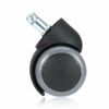 Finer Durable Rubber 360 Degree Swivel Wheels Rolling Casters Home Office Computer Chair