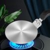 Stainless Steel Heat Induction Diffuser Plate, NISPOTDOR Cooktop Heat Diffuser Cooking Induction Adapter Simmer Plate with Ergonomic Handle for M