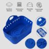 Silicone Air Fryer Liners 4pcs Set Dual Air Fryer with Gloves for Dual Air Fryer Xcui, Ninja Af400UK, AF451UK, Tower, Salter, Instant Vortex, Tef