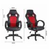 SLNFXC Gaming Chair High Back Office Chair Desk Chair Racing Chair Reclining Chair Computer Chair Swivel Chair PC Chair (Color : D)