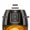 YENSONG Family Air Fryer with 11pcs Accessories Included,Digital Onetouch Screen with 8 Presets,Timer&Temperature Control,Oil Free Air Fryers wit