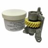 Worm Pinion Gear Assembly and Bracket 240309-2 and 130G of LKS Food Safe Grease. Compatible with 4.5QT and 5QT Mixers.