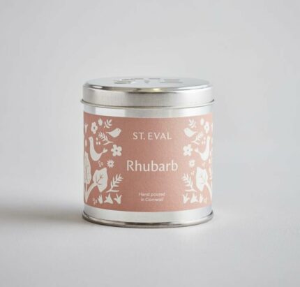St Eval Summer Folk Collection Rhubarb Tin Candle