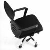 YLiansong-home Adjustable Rotating Office Chair Office Chairs Medium Back Breathable Back And Seat Adjustable Black Managers Chair Office Desk Ch