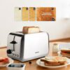 WeeKett 2 Slice Toaster Stainless Steel 750 W Two Slice Toaster