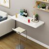 FALIYORS Wall-mounted Folding Table For Kitchen Breakfast Bar Table, 60cm 70cm 80cm 90cm 100cm 120cm Foldable Wall Table | Computer Desk for Home