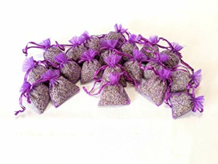 15 Provence Lavender Bags | Fragrant Flavours | Air Freshener | Calming Sleep | Relaxation | Moth Repellent (5x7cm)
