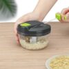 Sifenma Multi-Function Manual Food Chopper & Processors with Handle and Cover,Vegetable Chopper Shredder,Garlic Chopper,Suitable for Onions Garli
