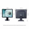 Anmite Desktop Touchscreen LCD Monitor - 19-Inch - Resistive Touch Monitor Black HDMI/VGA