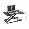 LXXSH Stand-up Computer Desk Lifting Folding Laptop Stand Stand-up Office Workbench Desktop Heightening Rack