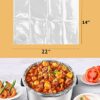 30 Counts Slow Cooker Liners and Cooking Bags Extra Large Size Cooking Bags Fit 6-10 Quarts Slow Cooker,Oval & Round Pot,14"x 22",BPA Free,