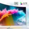 Z-Edge 24 Inch Curved Gaming Monitor, Full HD 1080P LED Monitor, 75Hz Refresh Rate, Eye-Care Technology, 178° Wide Viewing Angle, Built-in Speake