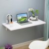 Wall Mounted Folding Table,Space Saving Drop Leaf Computer Desk Laundry Table Fold Down Table Folding Wall Table for Folding Clothes,for Small Sp