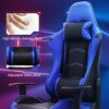 FMXQYH Gaming Chair for Adults, Ergonomic Office Chair with Height Adjustable, Computer Chair PU Leather Material Can Be for Office, Home and Pla