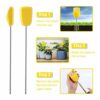 TFTEK Soil moisture meter Long Stem Deep Use, plant hygrometer, water monitor tester, for garden, flower pots, lawn, 2 Pack