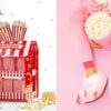 Temas Popcorn Party Stand | Easy To Assemble | Movie Night | Birthday Party | 12x Popcorn Bags