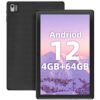 SGIN 10.1 Inch Tablet Android 12, 4GB RAM 64GB SSD (TF 256GB), Octa-Core Processor, 2MP+5MP Camera, 800x1280 HD IPS, 6000 mAh Battery Tablet with