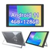 Android Tablet 10.1 inch,4GB RAM,128GB ROM (512GB Expandable),6000mAh Battery,Android 11 Google GMS Tablet,2MP Front Camera, 8MP Rear Camera,WiFi