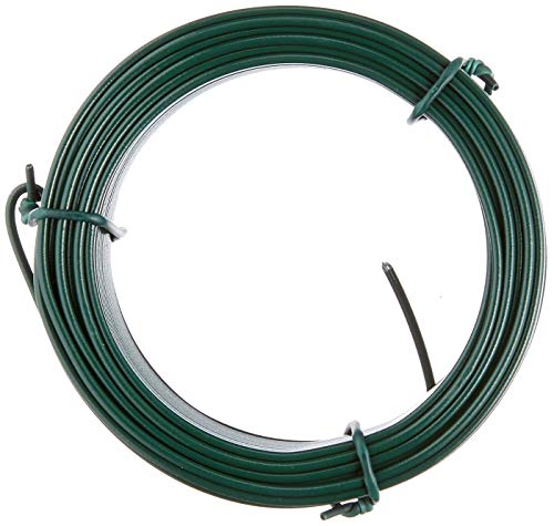 Merriway BH05777 Plastic Coated Garden Wire, 2.0 mm Diameter x 20 Metre (65 Foot), Green