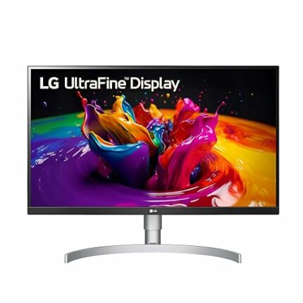 LG 27UL850-W 27 Inch UHD (3840 x 2160) IPS Display with VESA Display HDR 400 and USB Type-C Connectivity, White