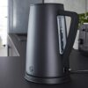 Swan SK14640BLKN Stealth Jug Kettle, Steamlined Design, Rapid Boil, 1.7L, 3000W, Matte Black