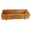 Biitfuu Wooden Succulent Planter Flower Herb Pot Indoor/Outdoor Home Garden Flower Decorative Container Storage Box 8.9 x 3.3 x 1.6inch