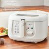 Swan SD6080N 2.5 Litre Deep Fat Fryer with Viewing Window, Easy Clean, Adjustable temperature control, 1800 W, White