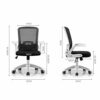 ygqbgy Fashion Office Chairs Home Backrest Lift Student Staff Dormitory Conference Desk Turn