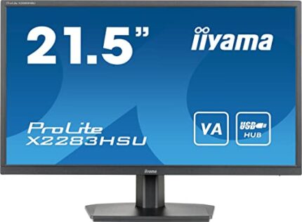iiyama X2283HSU-B1 21.5 VA LCD, 1ms, Full HD 1920x1080,1x HDMI,1 x DisplayPort, USB Hub, 2 x 2W Speakers