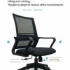 WALNUT Home Computer Chair to Work in an Office Chair Staff Member Chair Netting Lift Swivel Chair Lift Student Dormitory Chair