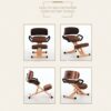 WALNUT Ergonomic Kneeling Chair Stool Wood Office Posture Support Furniture Ergonomic Wooden Chair Balancing Body Back Pain Knee Stool (Color : B