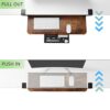 ETHU Keyboard Tray, 26.77" X 11.81" Large Size Keyboard Tray Under Desk with C Clamp-on Mount Easy to Install, Computer Keyboard Stand, Ergonomic