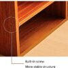 WXJLYZRCXK Desktop Shees Simple Desktop Small Bookshelf Simple Double Storage Box Multi-Function Suitable for Students Home Office Desktop Organi