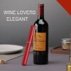 2-in-1 Air Pressure Wine Opener with Foil Cutter Wine Bottle Opener Easy-Open Air Pump Wine Opener Portable Travel Wine Corkscrew Handheld Wine C