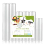 Vacuum Sealer Bags Food Rolls - 6 Pack 15 * 300cm (1 Roll) 20 * 300cm (3 Rolls) 28 * 300cm (2 Rolls) Vacuum Food Sealing Bag for Sous Vide Seal a