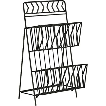 WXJLYZRCXK Bookcases Multifunctional Bookshelf Wrought Iron Bookcase Shelf Storage Organizer Shelves Book Shelf for Living Room, Home Office Deco