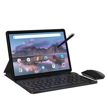 TOSCiDO Tablet 10 Inch Android 12 Tablet,4GB RAM+64GB ROM,1TB Expand,Octa Core Dual Sim,WiFi,5000mAh,Split Screen Function+Include Wireless Mouse