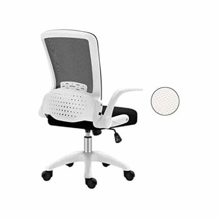 n/a Ergonomic Office Desk Chair Mesh Swivel Computer Task Chair Mid Back with Flip Up Arms